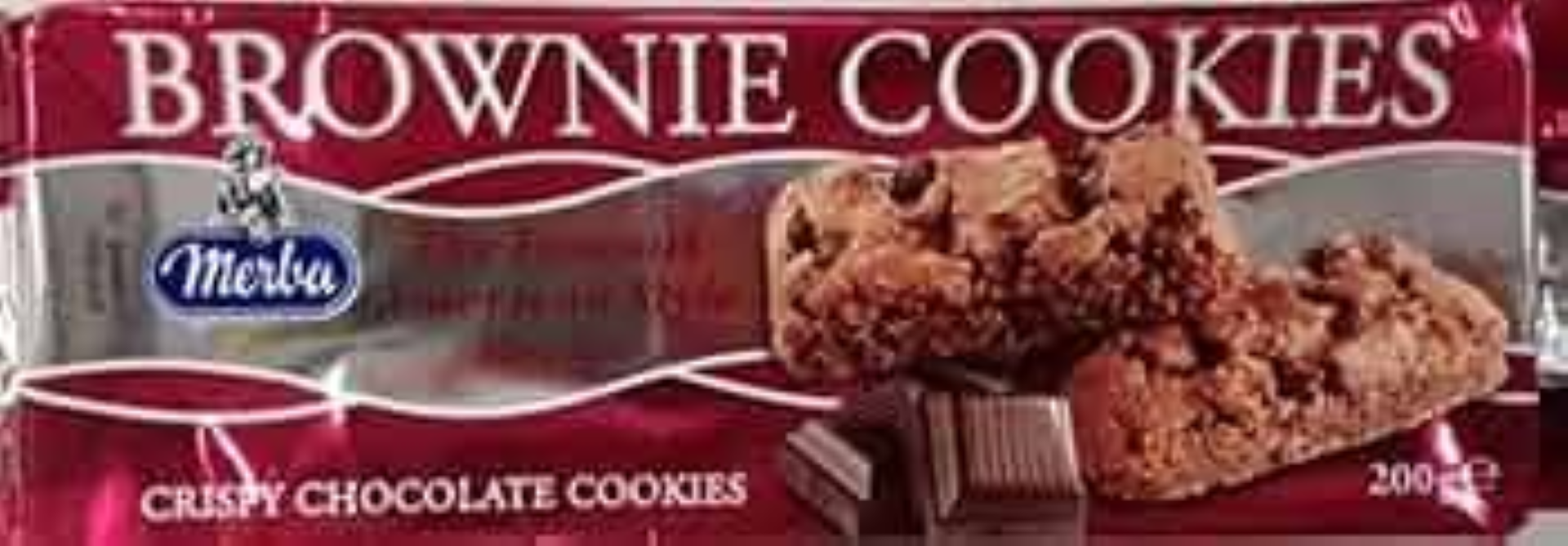 MERBA BROWNIE COOKIES 200G
